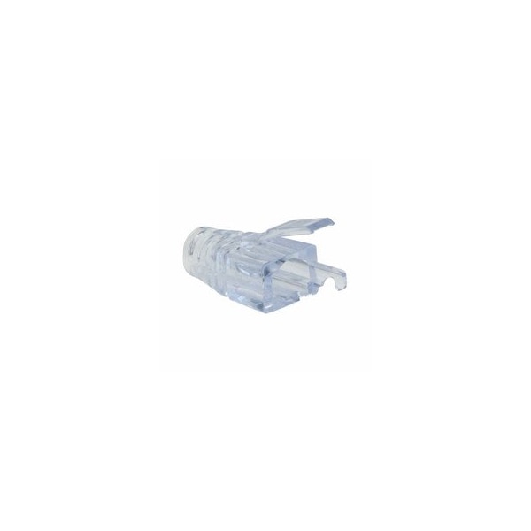 Cable Wholesale Platinum Tools EZ-RJ45 Cat5e Strain Relief Boots, Clear, 100PK 202035J - main