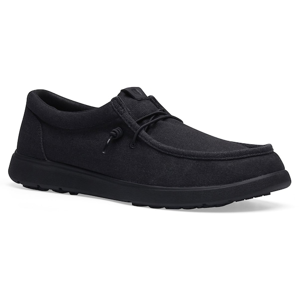 Shoes For Crews Laguna Moc Unisex Non-Slip Work Loafers, Black, Size 14 42419 - main