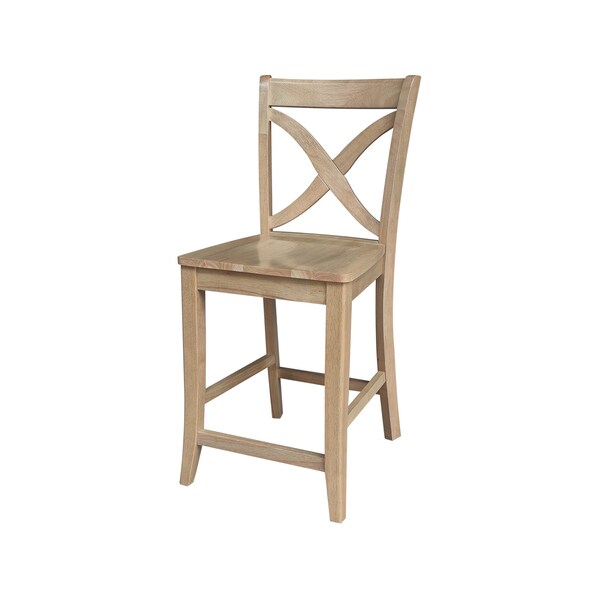 Whitewood Industries Solid Wood Vineyard Counter Height Dining Stool S97-142 - main