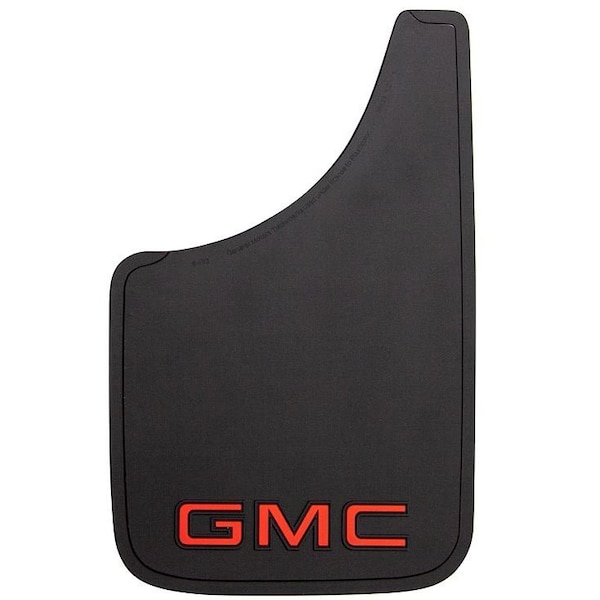 Plasticolor Universal 9 x 15 Set Of 2 Flat Red GMC Logo Black Fiberglass Reinforced Screw On 000493R01 - main