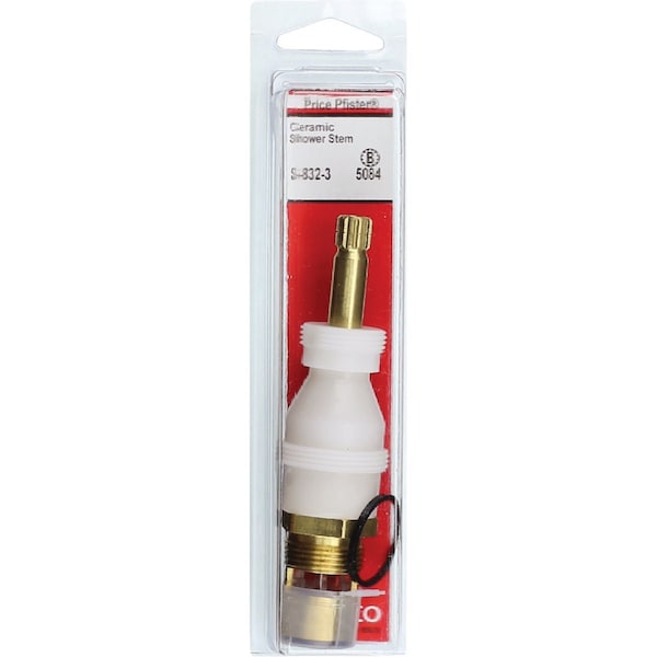 Westlake Pipe & Fittings Price Pfister No. 5084 Hot/Cold Ceramic & Brass Bathtub Stem S-832-3 - main