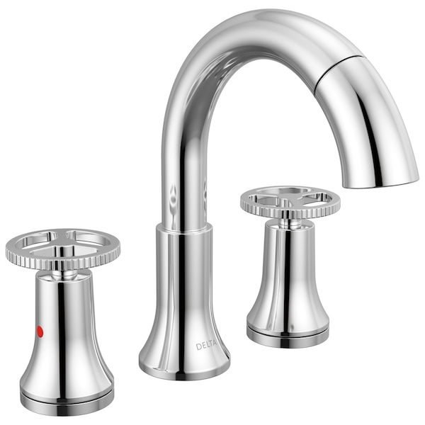 Delta Trinsic Two Handle Widespread Pull-Down Bathroom Faucet In Chrome 3558-PD-DST - main