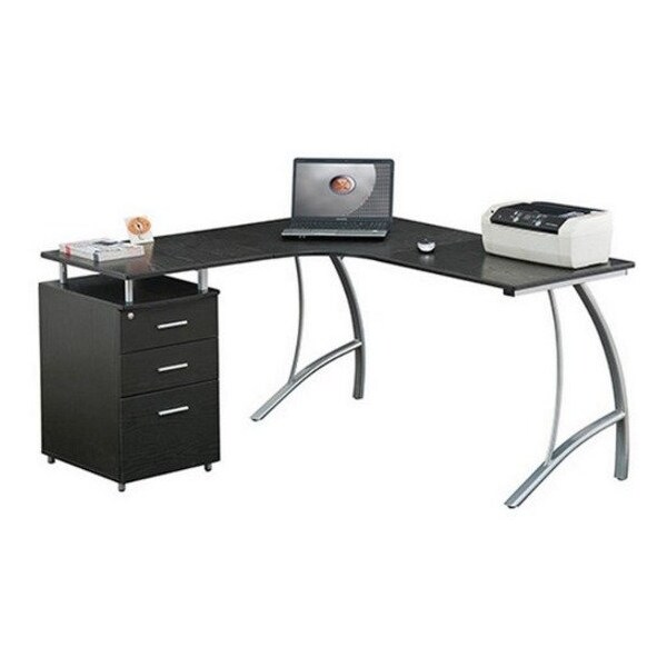 Techni Mobili Computer Desk, 30 in H, Espresso RTA-4804L-ES - main