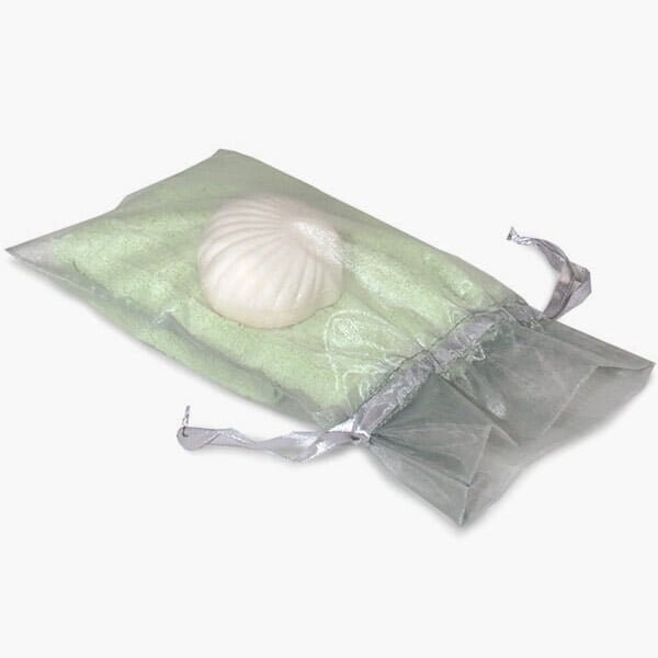 Nashville Wraps Silver Organza Favor Bags, 6x10, 10PK B95340 - main