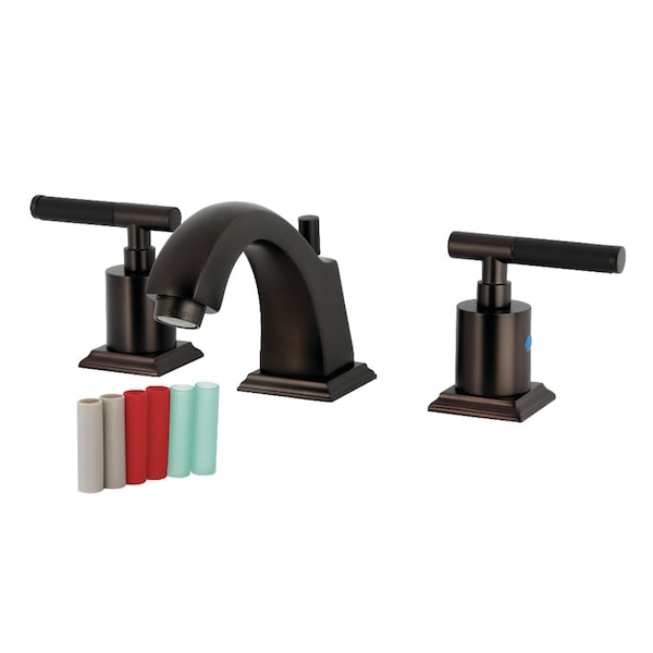 Kingston Brass Widespread Bathroom Faucet with Pop-Up Drain, Oil Rubbed Bronze FSC4685CKL - main
