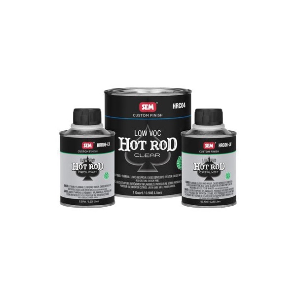 Sem Hot Rod Clear Kit, 1.5 qt, Clear, No VOC VOC, 4:1:1 Mixing, 270 sq-ft Coverage HRC40 - main