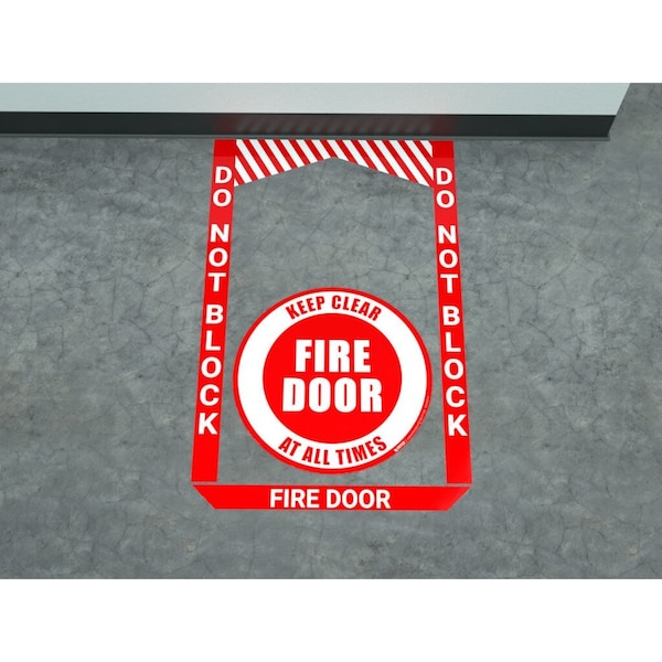 Creative Safety Supply Floor Sign Bundle, 48' Height, 48 in Width FS44013-28-48 - main