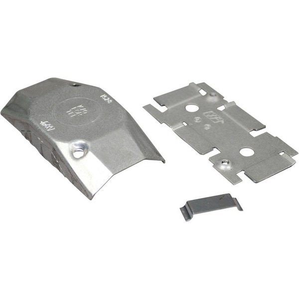 Wiremold Utility Box Fitting, Gray, Steel 1528 - main