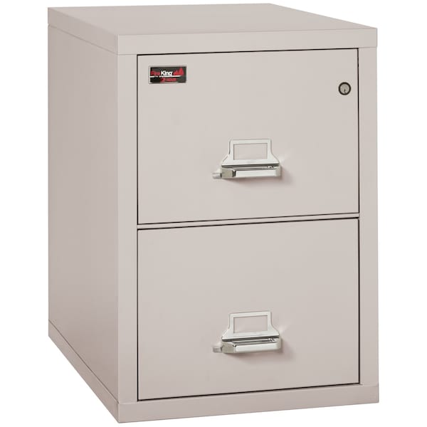 Fireking 2 Drawer, 2 Hr Fire & Impact Rated, Vertical, 32" depth Legal Platinum 2-2130-2PL - main