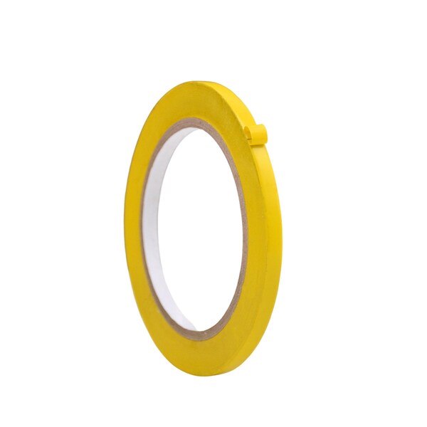 Wod Tape Floor Marking Tape, PVC, Yellow, 1/4 inch (6mm) W., 6 mil Thickness, 192 PK WOD VTC366-00250-192-36-YEL - main