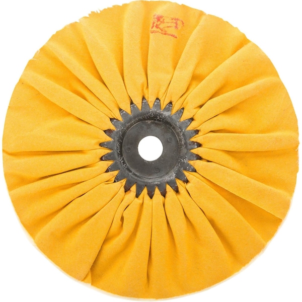Woodstock 8" x 12 Ply x 5/8" Airway Hard Buff Wheel, 3500 RPM D2517 - main