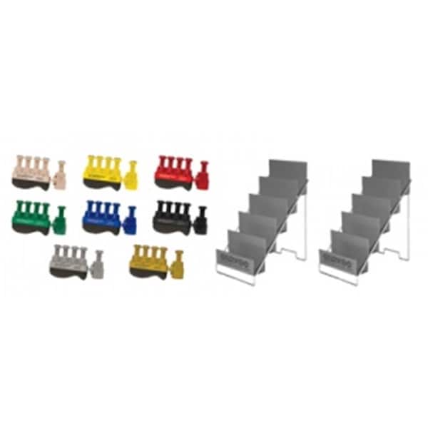 Digi-Flex Fitness Hand Exerciser with 2 Metal Stands - Set of 8, 8PK 689488 - main