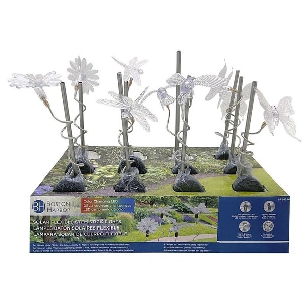 Boston Harbor Light, NiMh Battery, 1Lamp, LED Lamp, Plastic Stainless Steel Fixture, Battery Included Yes 26143 - main