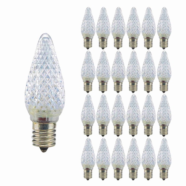 Bulbrite 5-Watt Equivalent C9 Intermediate E17 LED Light Bulb, 2700K, 25PK 862030 - main