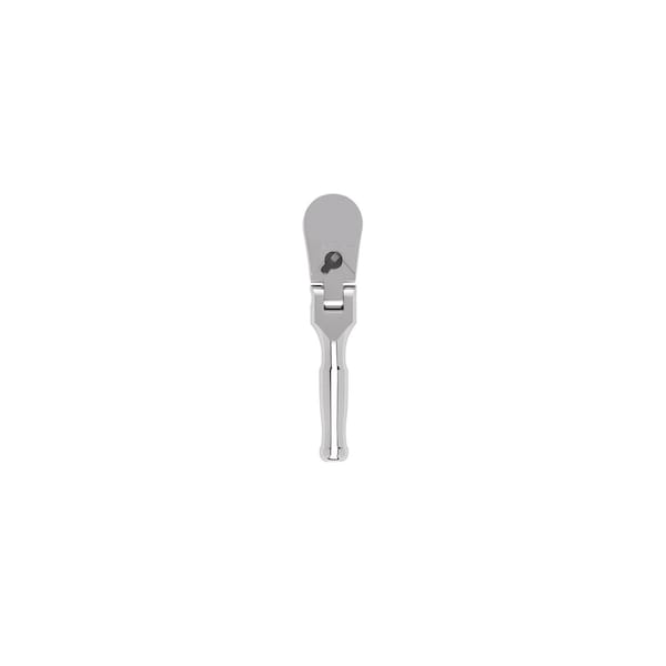 Tekton 1/2 Inch Drive x 6 Inch Flex Head Non-Quick-Release Stubby Ratchet SRH26206 - main
