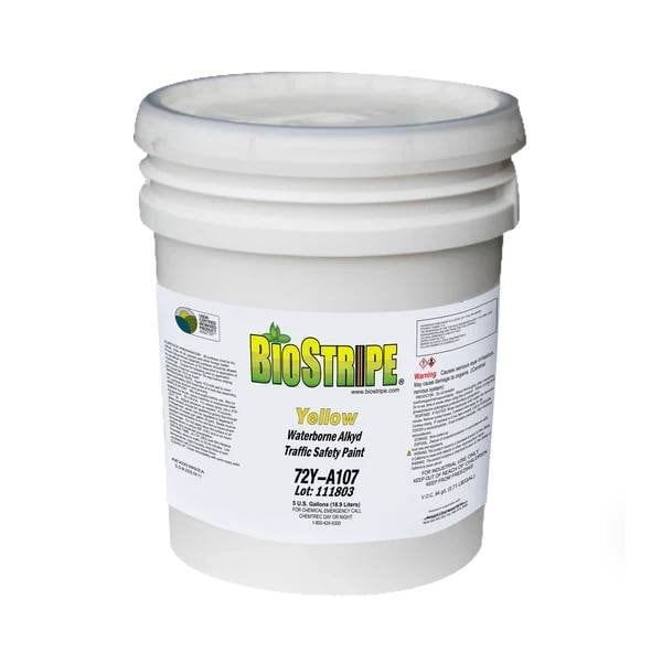Aexcel BioStripe Soy-based Eco-friendly Traffic & Zone Paint, Water-based Latex, Bike Path Green, 5-Gallon 72G-A019F03 - main