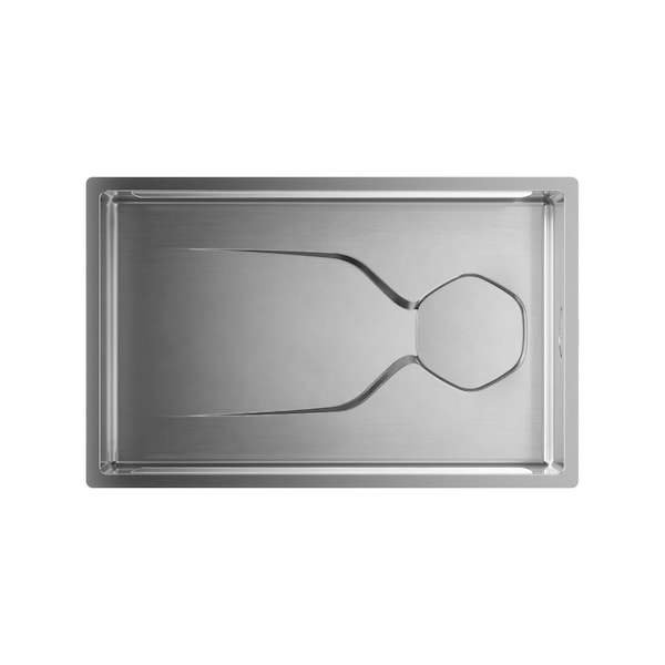 Homeroots 9in X 30in Silver Stainless Steel Undermount Kitchen Sink 719946 - main