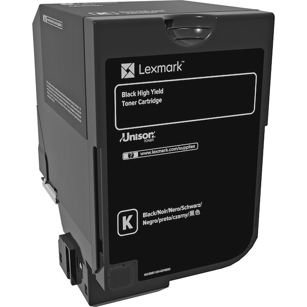 Lexmark BLACK TONER CARTRIDGE 74C0H10 - main