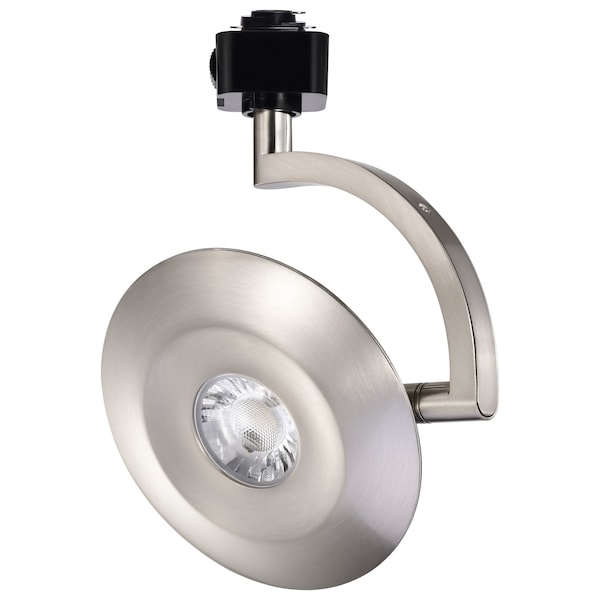 Satco Orb 12W LED H-Style Track Head CCT Selectable 24 Deg Beam Angle Brushed Nickel Finish 120V H-Style TH672 - main
