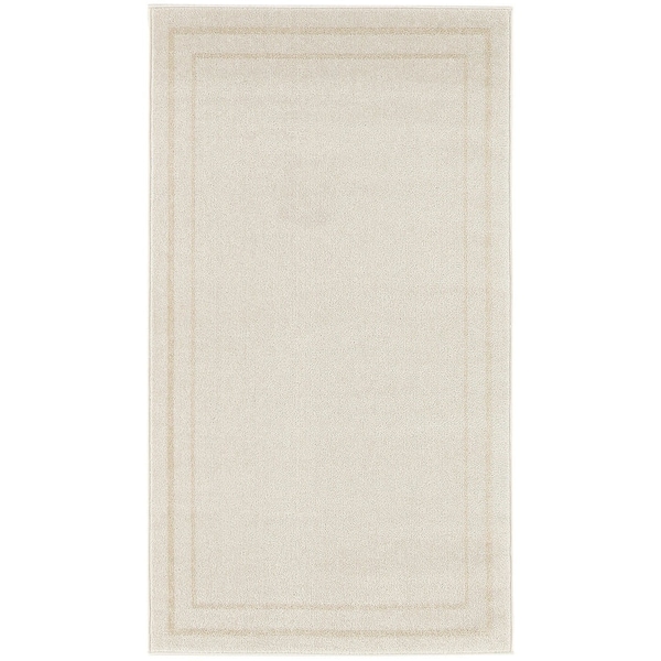 Homeroots 2' X 4' Ivory And Gold Indoor Outdoor Area Rug 572323 - main