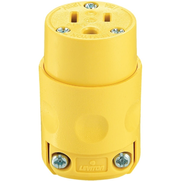 Leviton 15A 125V 3-Wire 2-Pole Residential Grade Cord Connector 000-515CV - main