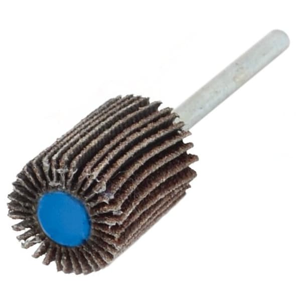 Superior Abrasives MINI MOUNTED FLAP WHEEL ALUMINUM OXIDE 3/8" X 5/8" X 1/8" 120grit A026162 - main
