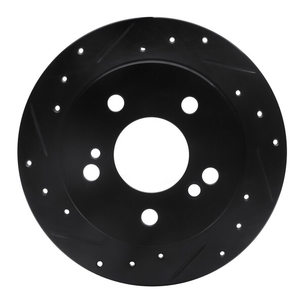 Dynamic Friction Co DFC Brake Rotor - Drilled and Slotted - Black 633-63015L - main