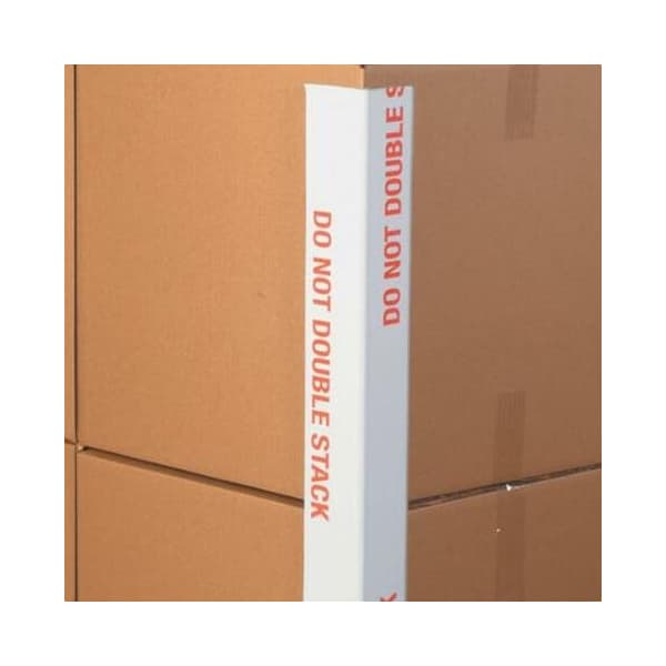 Partners Brand Edge Protectors, "DO NOT DOUBLE STACK", .160, 2" x 2" x 48", White, 2240/Skid, PK2240 EP2248160DS - main