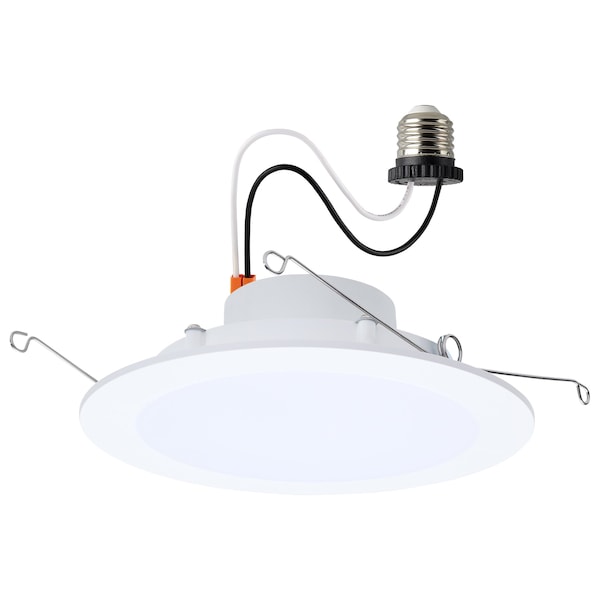 Satco 9/11/13W LED Downlight Retrofit 27K/30K/35K/40K/50K CCT 6 Inch Flat Wafer Round S11896 - main