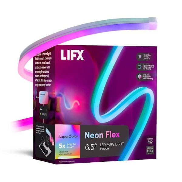 Feit Electric LIFX 6.5 ft. L Color Changing LED Tape Light LFXNEON6.5 - main