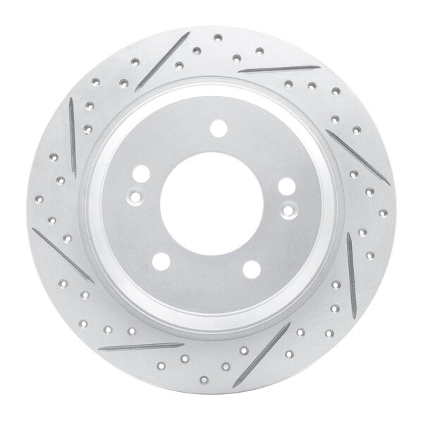 Dynamic Friction Co DFC Geoperformance Rotor - Drilled and Slotted 830-21014L - main