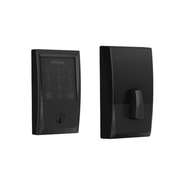 Schlage Encode Matte Black Metal Wifi Deadbolt BE489WBVCEN622 - main