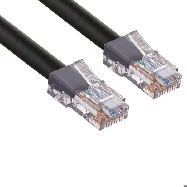 Sanoxy 3ft Cat5e 350 MHz UTP Assembled Ethernet Network Patch Cable, Black SNX-CBL-LDR-C5102-1005 - main