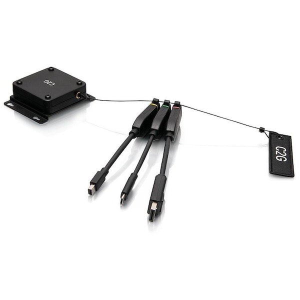 C2G HDMI Dongle Ring mDP DP USBC Retractor C2G30029 - main
