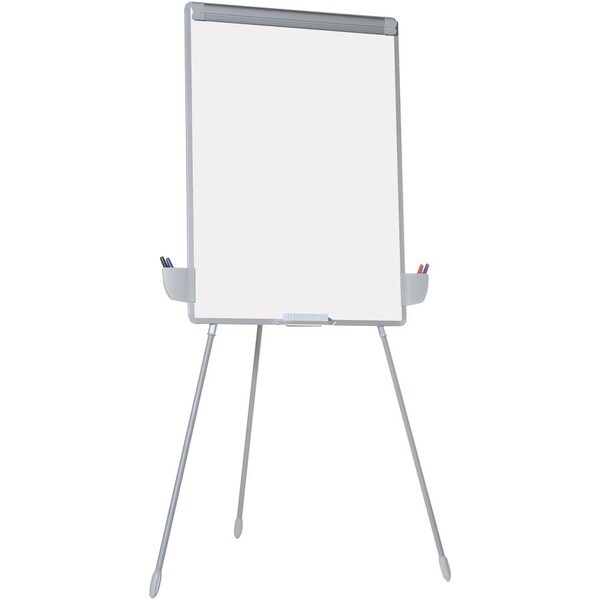 Mastervision Dry Erase Board, Melamine, 67 in, 36 in, Plastic Frame, White, Matte EA2300433MV - main