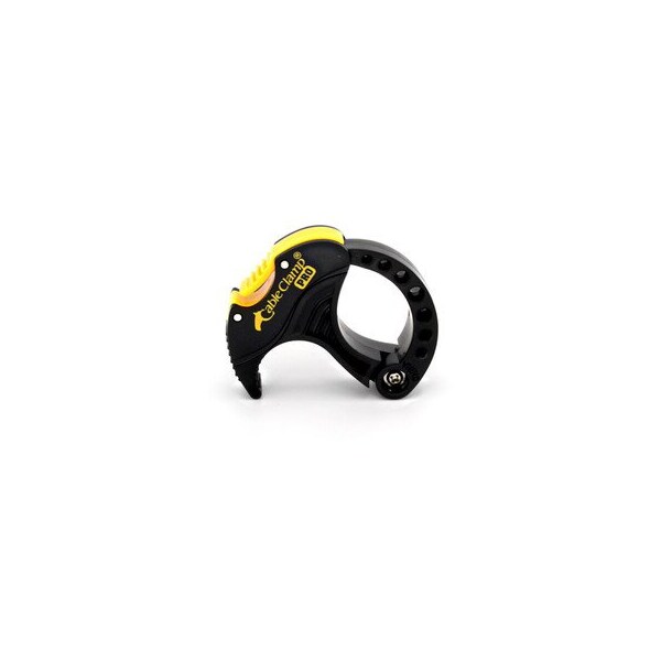 Cable Wholesale Cable Clamp, Polycarbonate/ABS, 1 in Bundle Dia., Black, Yellow, 15 PK 30CA-52815 - main