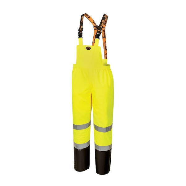 Pioneer Men Ripstop Pant, Green, XL, XL, Black, Hi-Vis Yellow, 300 Denier PU-Coated Ripstop Polyester V1200461U-XL - main