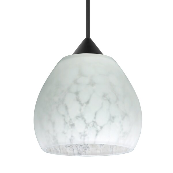 Besa Lighting Besa Tay Tay Pendant, Carrera, Black Finish, 1x 50W MAX GY6.35 Base 1XT-560519-BK - main
