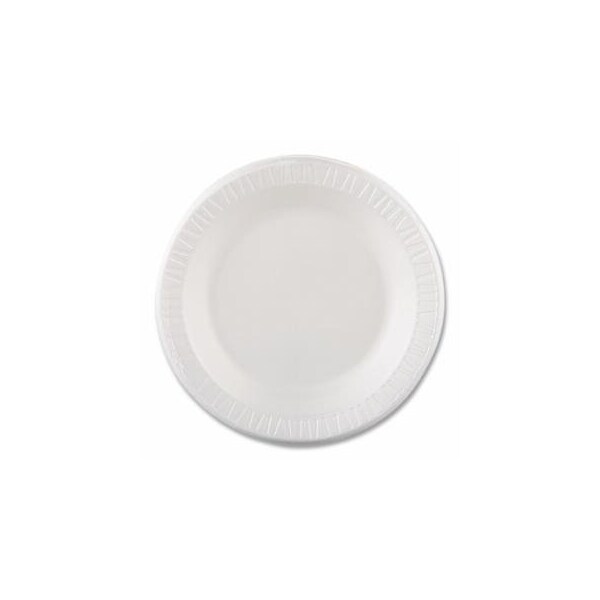 Dart Container Quiet Classic Laminated Foam Dinnerware, 10-1/4 in, White, 4PK 863-10PWQ - main