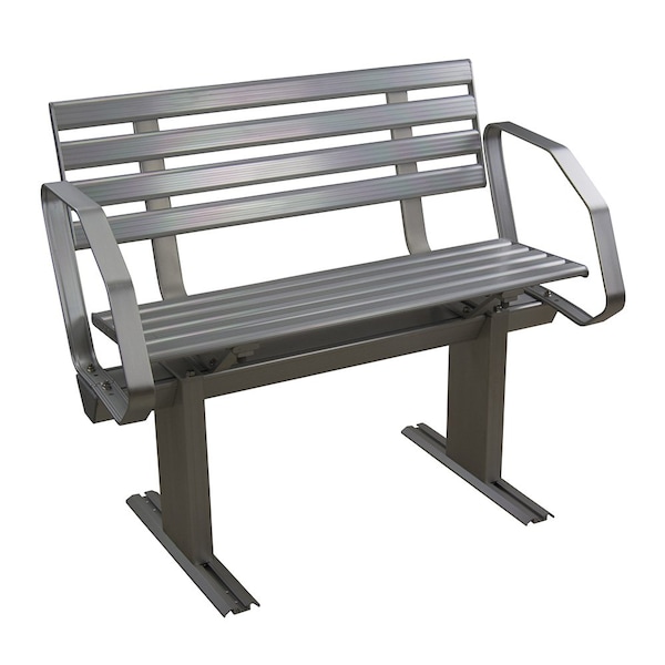 Springfield Marine Springfield Aluminum Dock Bench w/Arms 1099050-2A - main