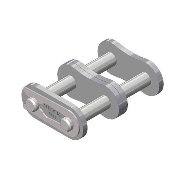 Senqcia Heavy Series Double Strand Cottd Connecting Link, 80H-2 chain, 1P, 2.81 OAW, .312 Pin 80H-2CL - main
