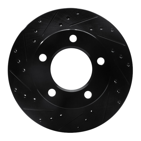 Dynamic Friction Co DFC Brake Rotor - Drilled and Slotted - Black 633-42017L - main