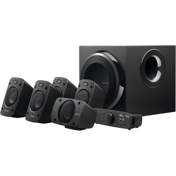Logitech Z906 5.1 Speaker System - 500 W RMS - DTS, Dolby Digital, 3D Sound 980-000467 - main