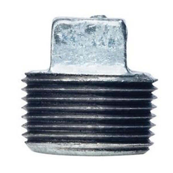 Mueller Industries Square Head Galvanized Plug 4399671 - main
