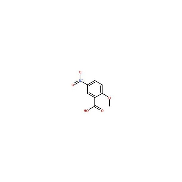 Ak Scientific 2-Methoxy-5-nitrobenzoic acid (25g), CAS 40751-89-1 X8089-25g - main