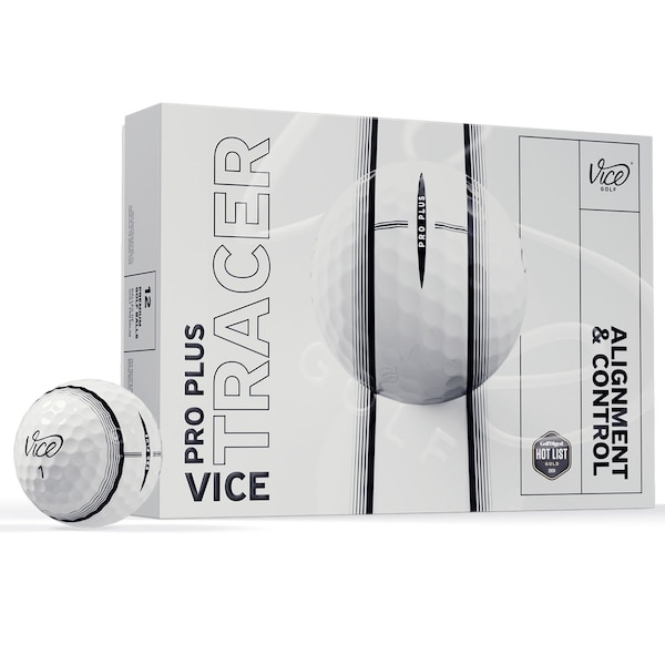 Vice Golf Pro Plus Tracer Golf Balls, 12PK 111240 - main