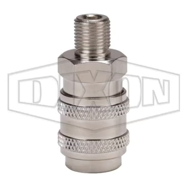 Dixon BR Series Quick Disconnect Pneumatic Coupler, 1/8-28 Nominal, Quick Disconnect Coupler x BSPP, 300 p 1BRGM1-B-7 - main