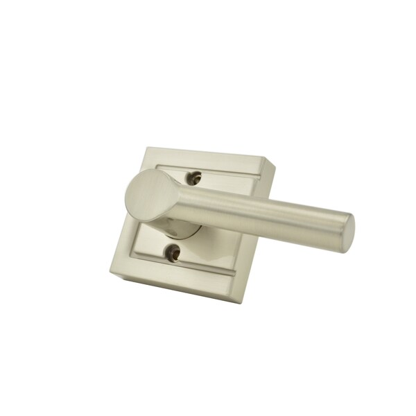 Schlage Residential Broadway Lever with Upland Rose Half Dummy Satin Nickel Finish F170BRW619ULD - main