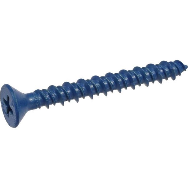 Hillman Tapper 1/4 in. D X 4 in. L Steel Flat Head Concrete Screw Anchor, 100PK 375313 - main