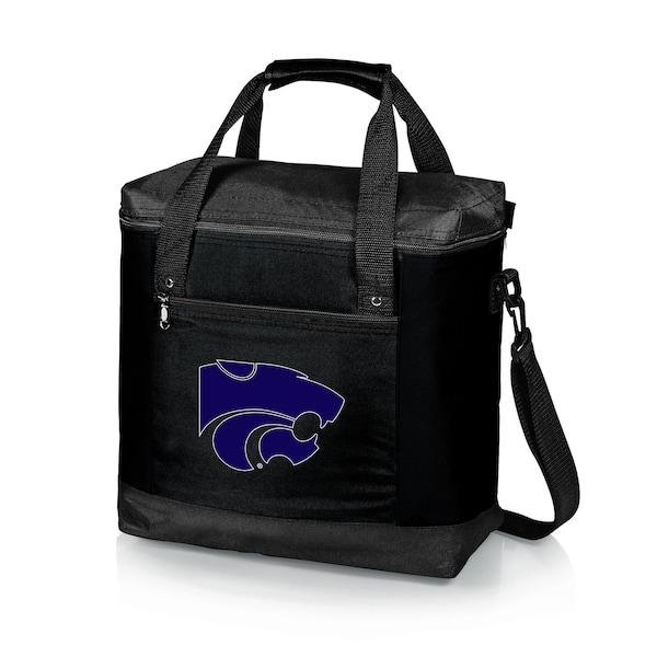 Picnic Time Family Of Brands NCAA Kansas State Wildcats Montero Tote Cooler Bag - Soft Cooler Bag - Picnic Tote, Black 604-00-179-254-0 - main